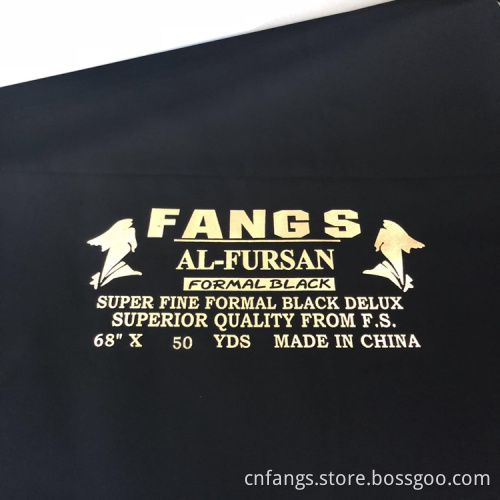 Muslim Cheap 100% Polyester 150d Nida Abaya Fabric